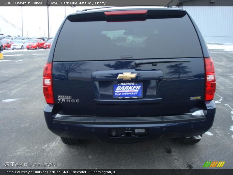 Dark Blue Metallic / Ebony 2008 Chevrolet Tahoe LTZ 4x4