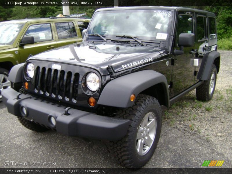 Front 3/4 View of 2012 Wrangler Unlimited Rubicon 4x4