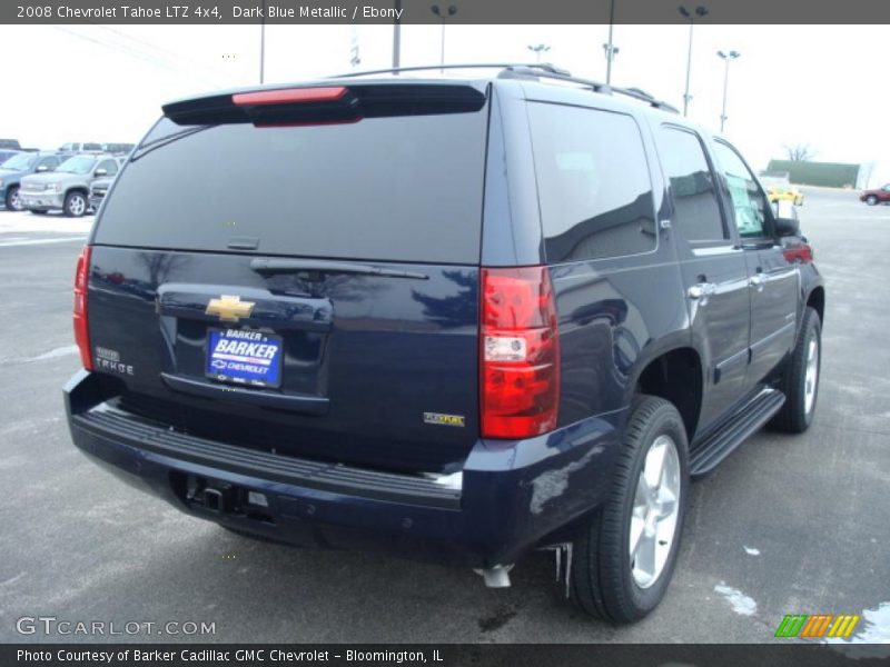 Dark Blue Metallic / Ebony 2008 Chevrolet Tahoe LTZ 4x4
