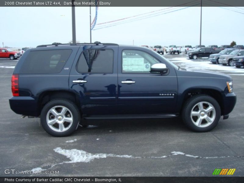 Dark Blue Metallic / Ebony 2008 Chevrolet Tahoe LTZ 4x4