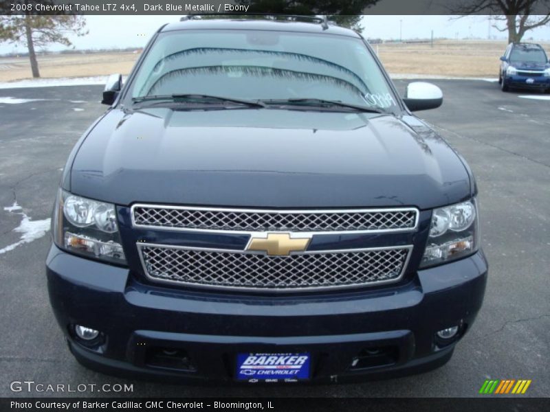 Dark Blue Metallic / Ebony 2008 Chevrolet Tahoe LTZ 4x4