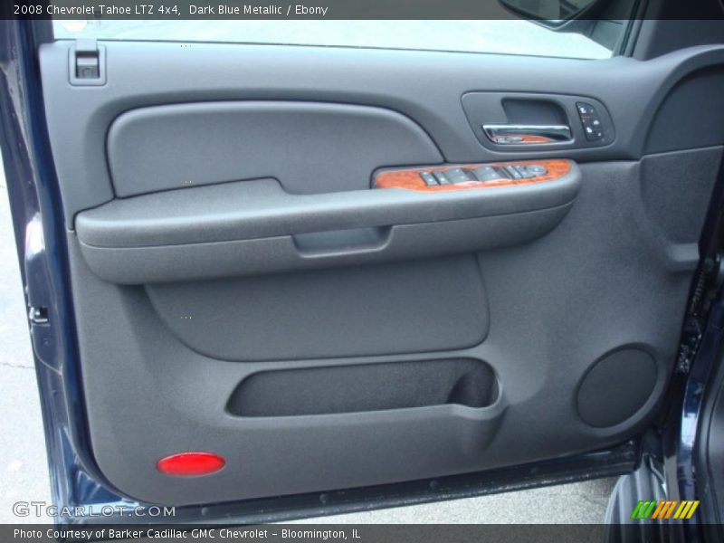 Dark Blue Metallic / Ebony 2008 Chevrolet Tahoe LTZ 4x4