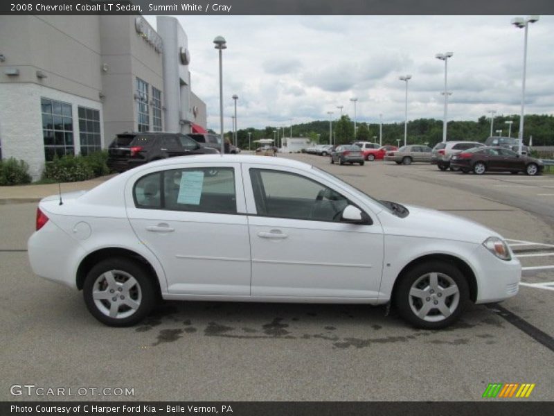 Summit White / Gray 2008 Chevrolet Cobalt LT Sedan