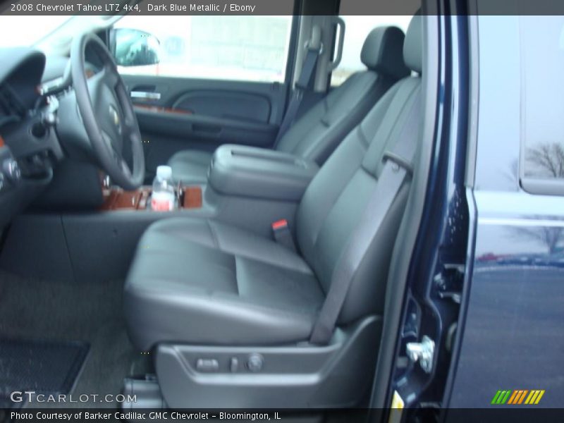 Dark Blue Metallic / Ebony 2008 Chevrolet Tahoe LTZ 4x4