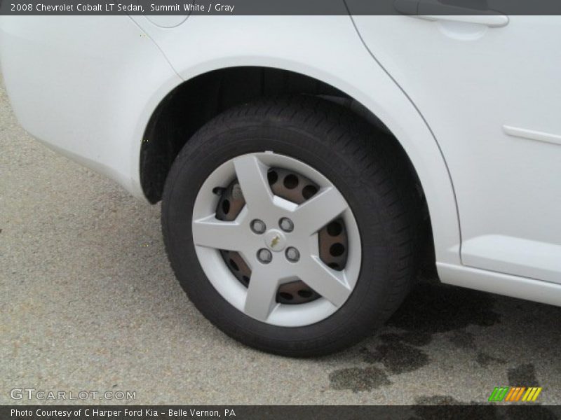 Summit White / Gray 2008 Chevrolet Cobalt LT Sedan