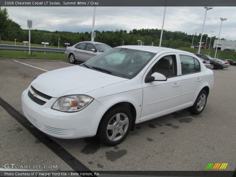 Summit White / Gray 2008 Chevrolet Cobalt LT Sedan