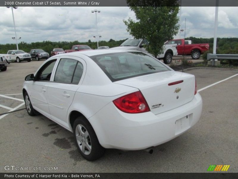 Summit White / Gray 2008 Chevrolet Cobalt LT Sedan