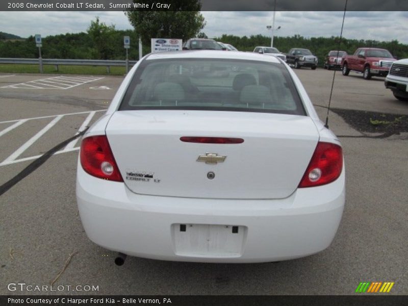 Summit White / Gray 2008 Chevrolet Cobalt LT Sedan