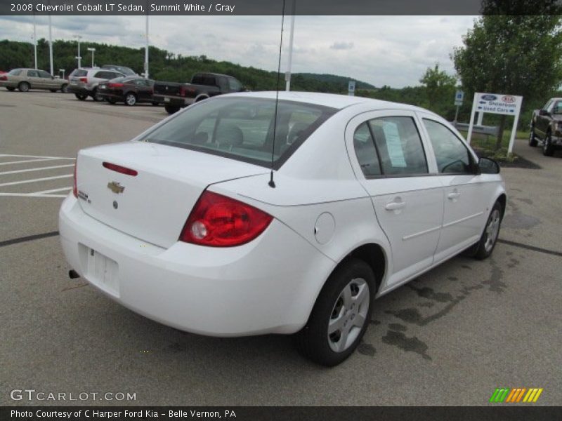 Summit White / Gray 2008 Chevrolet Cobalt LT Sedan