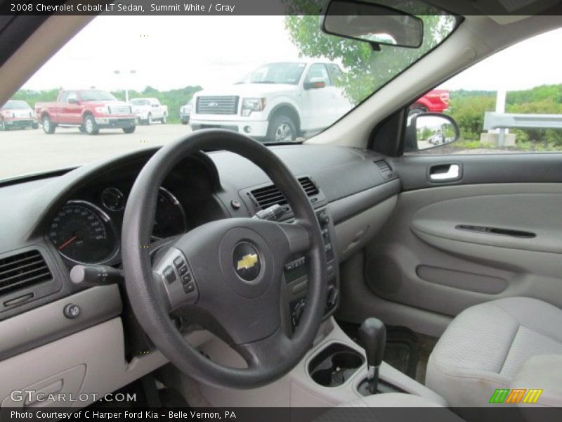 Summit White / Gray 2008 Chevrolet Cobalt LT Sedan