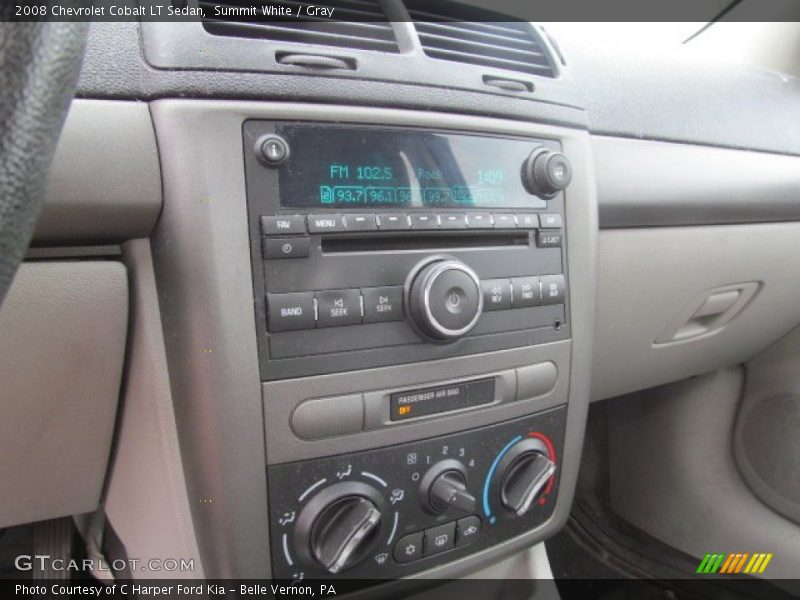 Controls of 2008 Cobalt LT Sedan