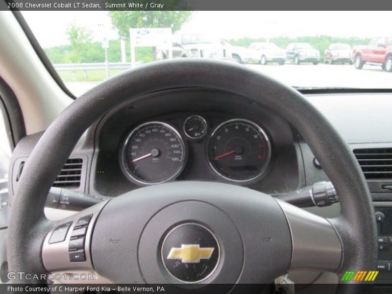 Summit White / Gray 2008 Chevrolet Cobalt LT Sedan