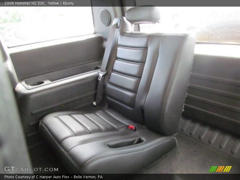 Rear Seat of 2006 H2 SUV