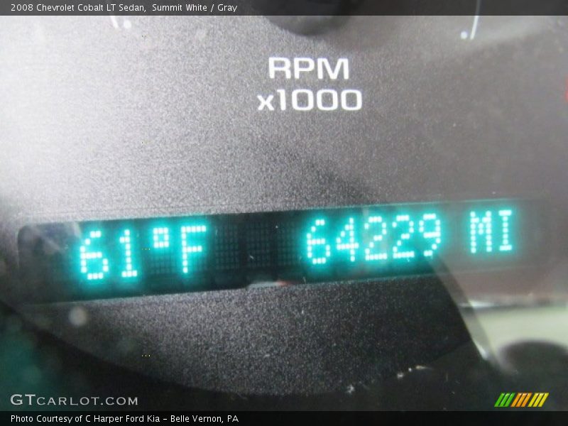 Summit White / Gray 2008 Chevrolet Cobalt LT Sedan