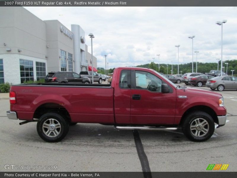 Redfire Metallic / Medium Flint 2007 Ford F150 XLT Regular Cab 4x4