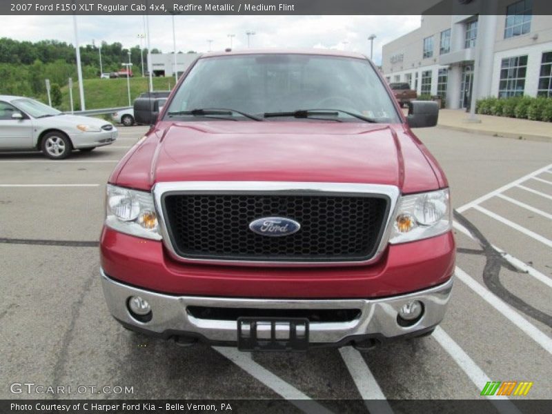 Redfire Metallic / Medium Flint 2007 Ford F150 XLT Regular Cab 4x4