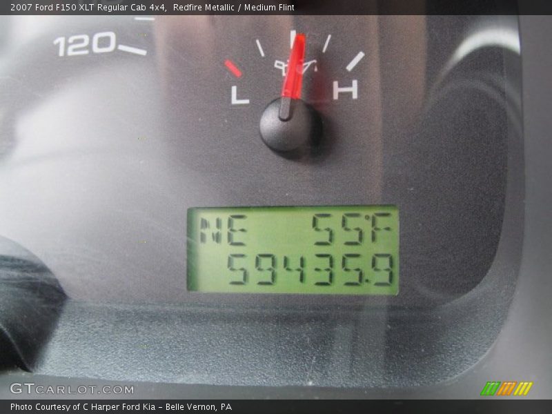 Redfire Metallic / Medium Flint 2007 Ford F150 XLT Regular Cab 4x4