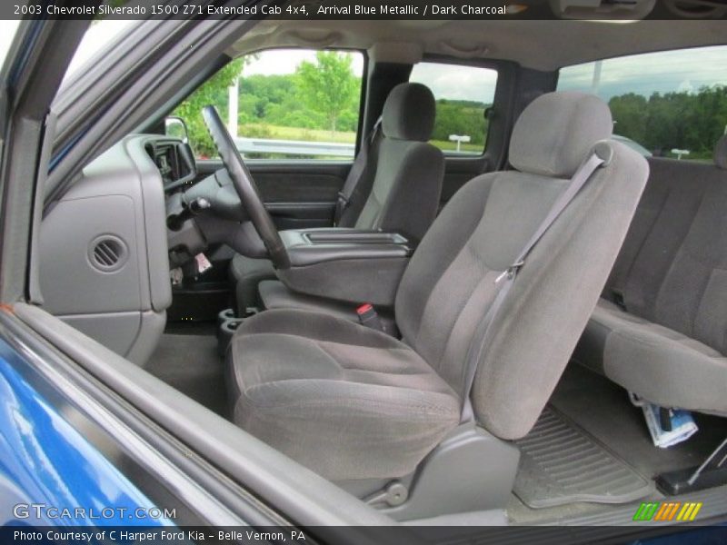  2003 Silverado 1500 Z71 Extended Cab 4x4 Dark Charcoal Interior