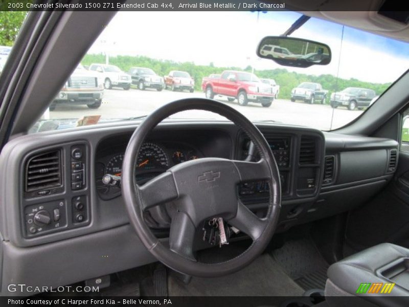 Arrival Blue Metallic / Dark Charcoal 2003 Chevrolet Silverado 1500 Z71 Extended Cab 4x4