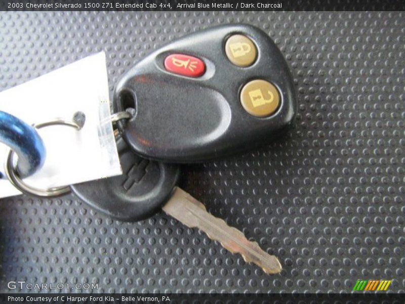 Keys of 2003 Silverado 1500 Z71 Extended Cab 4x4