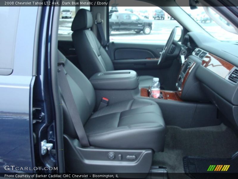 Dark Blue Metallic / Ebony 2008 Chevrolet Tahoe LTZ 4x4