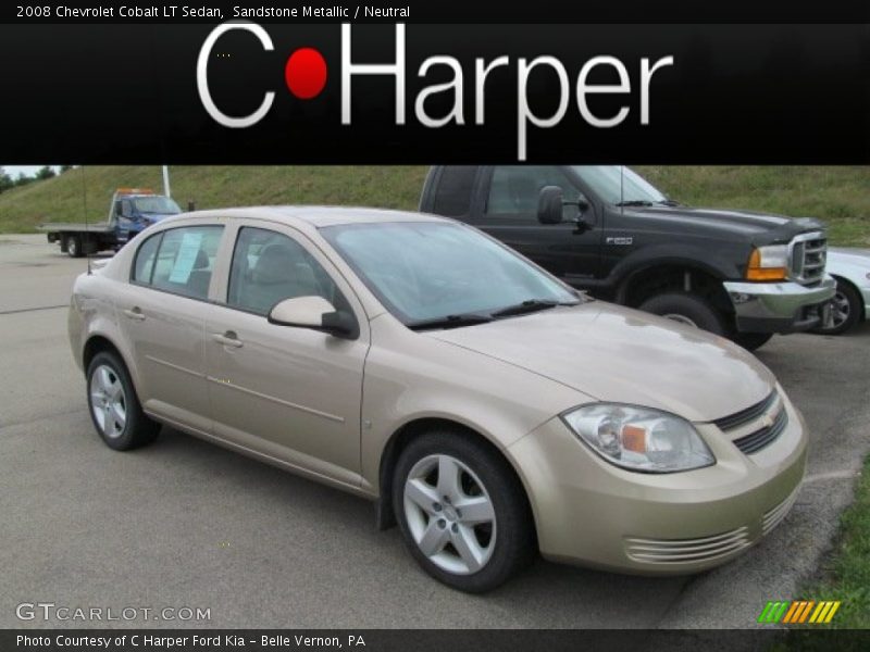 Sandstone Metallic / Neutral 2008 Chevrolet Cobalt LT Sedan