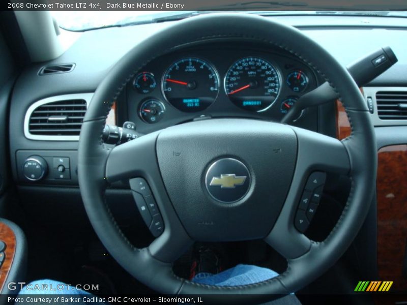 Dark Blue Metallic / Ebony 2008 Chevrolet Tahoe LTZ 4x4
