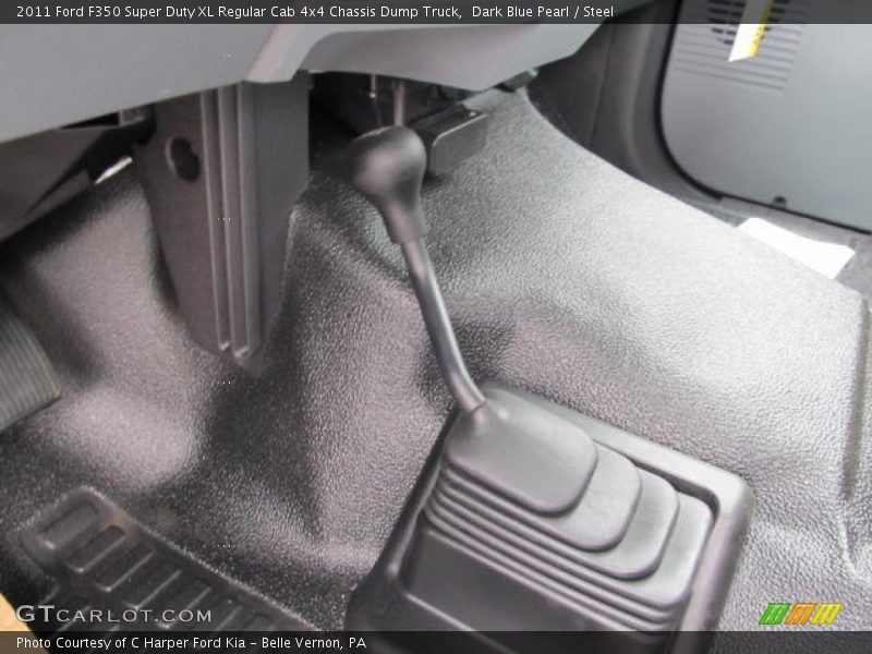  2011 F350 Super Duty XL Regular Cab 4x4 Chassis Dump Truck 6 Speed TorqShift Automatic Shifter