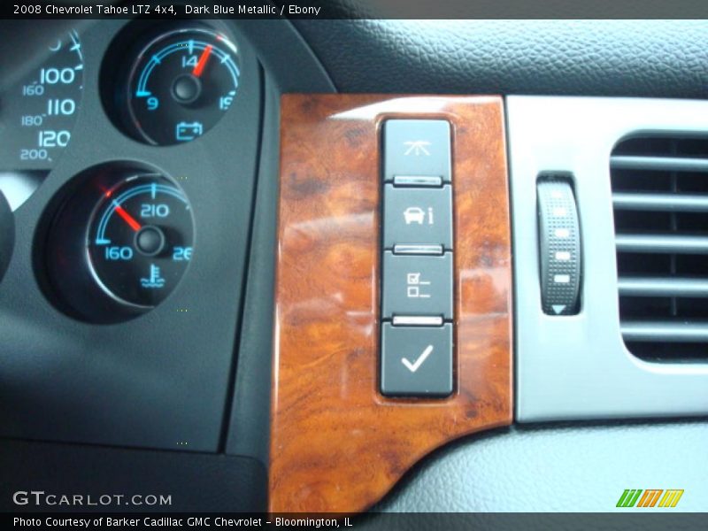 Dark Blue Metallic / Ebony 2008 Chevrolet Tahoe LTZ 4x4