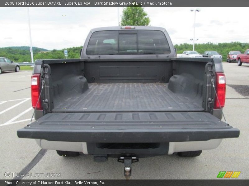 Dark Shadow Grey Metallic / Medium Stone 2008 Ford F250 Super Duty XLT SuperCab 4x4