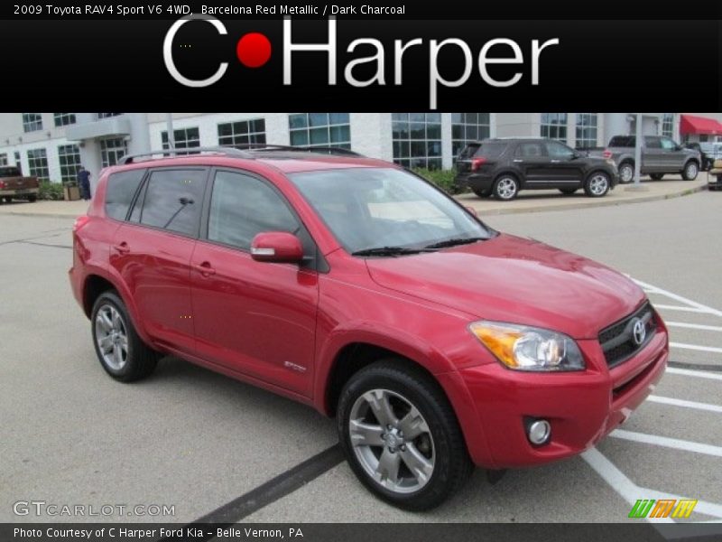 Barcelona Red Metallic / Dark Charcoal 2009 Toyota RAV4 Sport V6 4WD