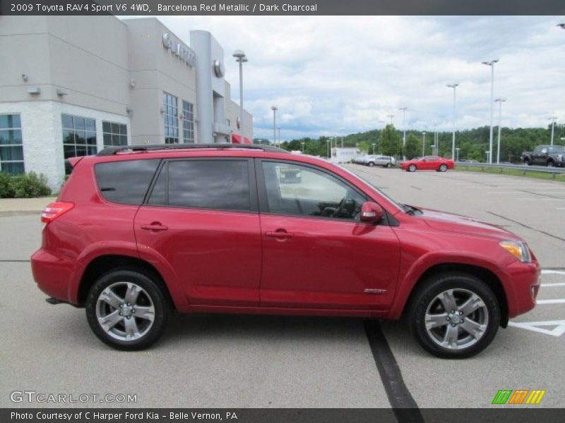 Barcelona Red Metallic / Dark Charcoal 2009 Toyota RAV4 Sport V6 4WD