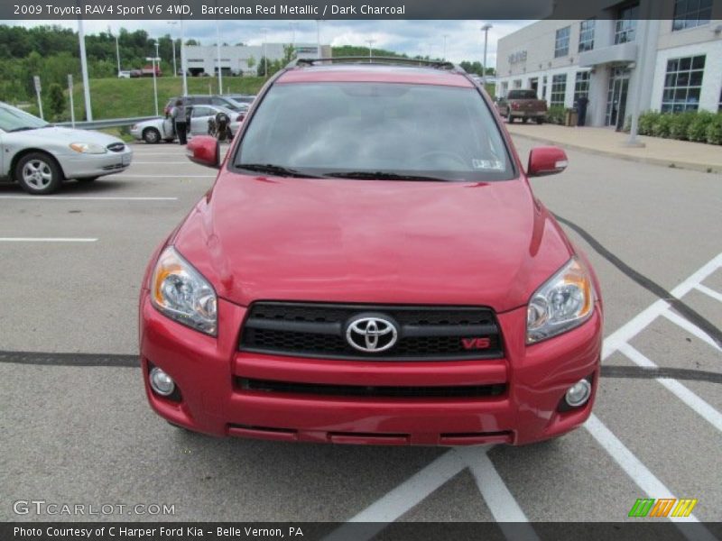 Barcelona Red Metallic / Dark Charcoal 2009 Toyota RAV4 Sport V6 4WD