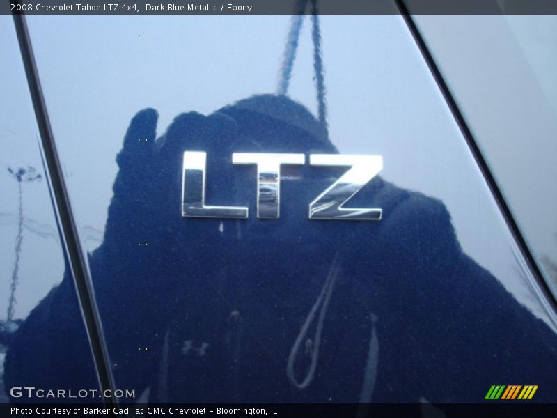 Dark Blue Metallic / Ebony 2008 Chevrolet Tahoe LTZ 4x4