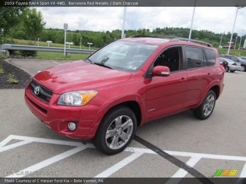 Barcelona Red Metallic / Dark Charcoal 2009 Toyota RAV4 Sport V6 4WD