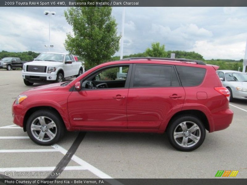 Barcelona Red Metallic / Dark Charcoal 2009 Toyota RAV4 Sport V6 4WD