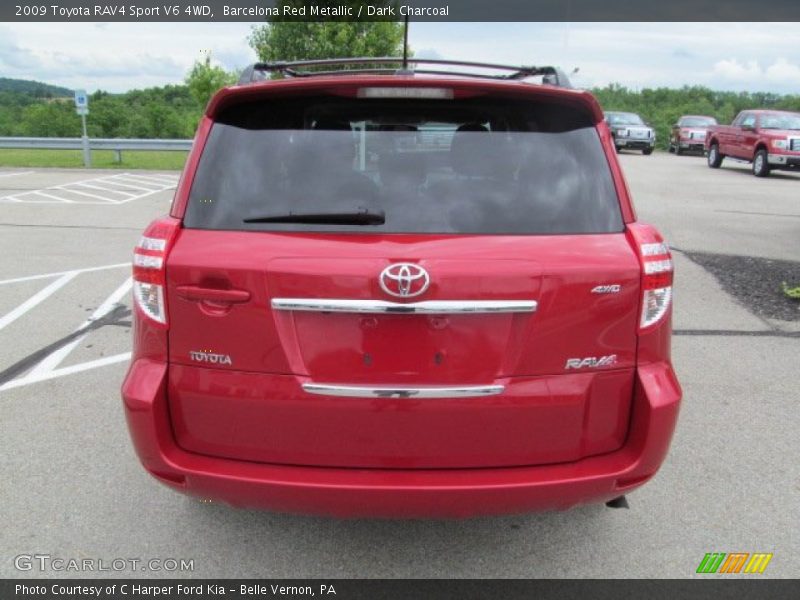 Barcelona Red Metallic / Dark Charcoal 2009 Toyota RAV4 Sport V6 4WD