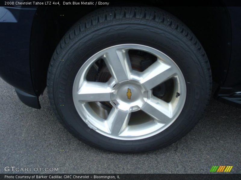 Dark Blue Metallic / Ebony 2008 Chevrolet Tahoe LTZ 4x4