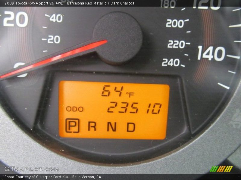Barcelona Red Metallic / Dark Charcoal 2009 Toyota RAV4 Sport V6 4WD