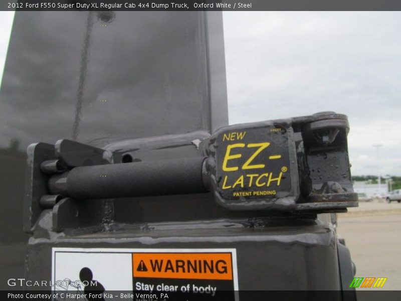 Oxford White / Steel 2012 Ford F550 Super Duty XL Regular Cab 4x4 Dump Truck
