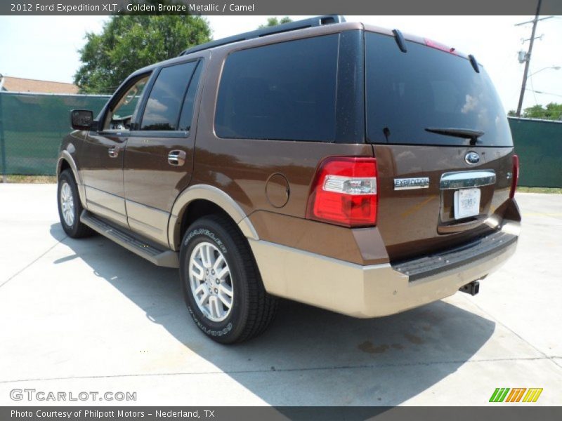 Golden Bronze Metallic / Camel 2012 Ford Expedition XLT