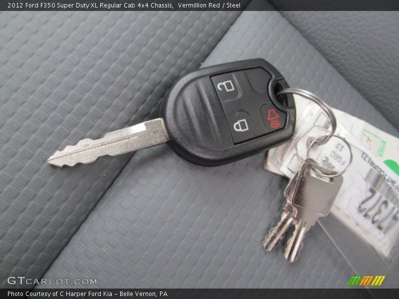 Keys of 2012 F350 Super Duty XL Regular Cab 4x4 Chassis