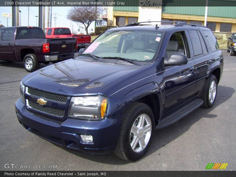 Imperial Blue Metallic / Light Gray 2008 Chevrolet TrailBlazer LT 4x4