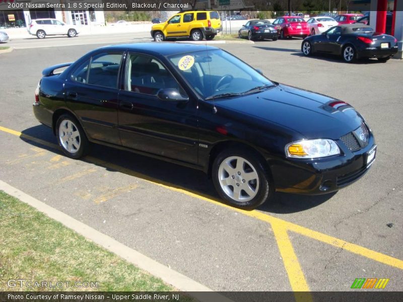 Blackout / Charcoal 2006 Nissan Sentra 1.8 S Special Edition