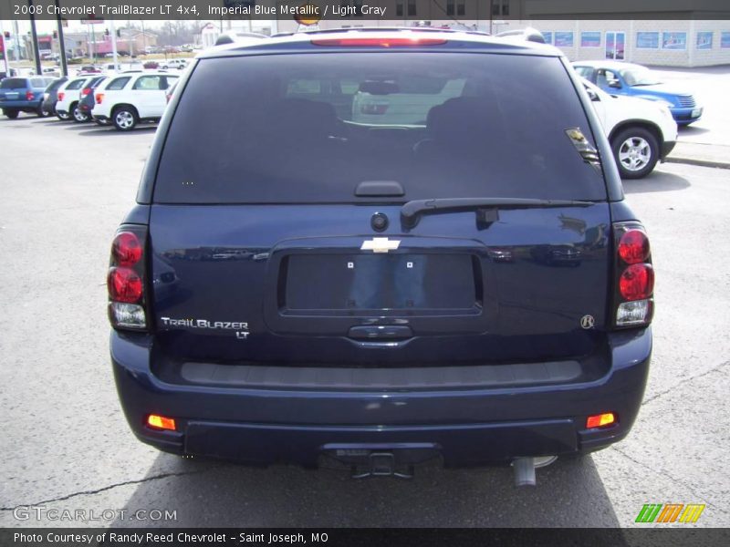 Imperial Blue Metallic / Light Gray 2008 Chevrolet TrailBlazer LT 4x4