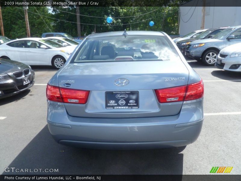 Medium Silver Blue / Gray 2009 Hyundai Sonata GLS