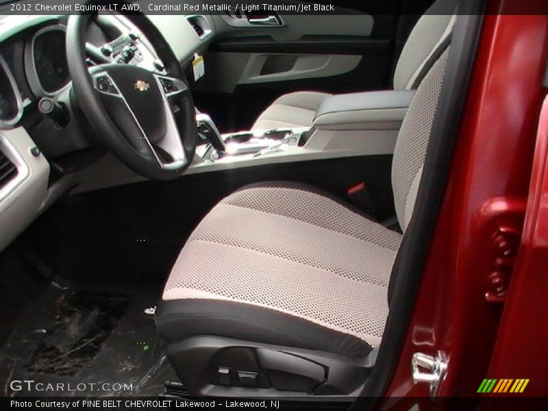Cardinal Red Metallic / Light Titanium/Jet Black 2012 Chevrolet Equinox LT AWD