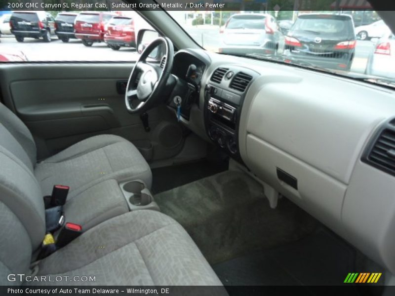 Sunburst Orange Metallic / Dark Pewter 2006 GMC Canyon SL Regular Cab