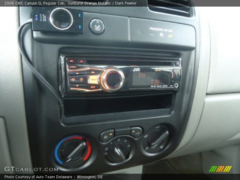 Sunburst Orange Metallic / Dark Pewter 2006 GMC Canyon SL Regular Cab