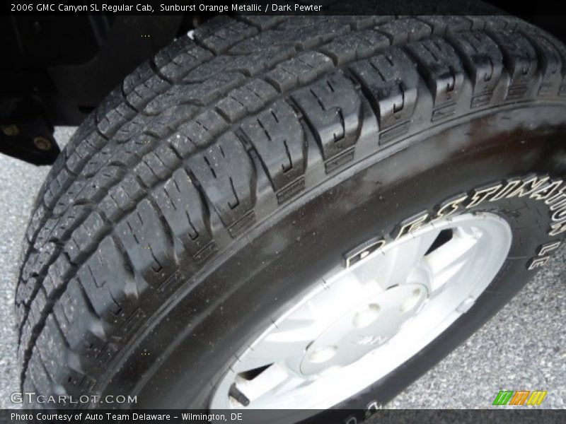 Sunburst Orange Metallic / Dark Pewter 2006 GMC Canyon SL Regular Cab